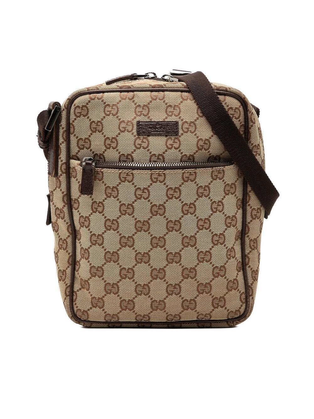 Gucci Gg Canvas Crossbody Pre-Loved Bag #350576G40B
